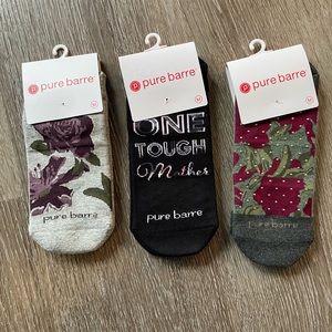 Pure Barre sticky socks size Medium